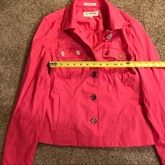 Jones New York Bright Pink Blazer/ Jacket - Picture 6 of 7